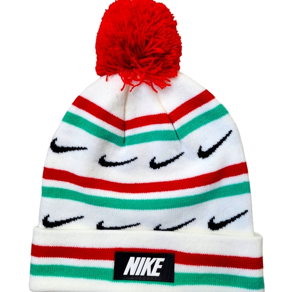 Nike Accessories - NWOT NIKE Pompom Beanie